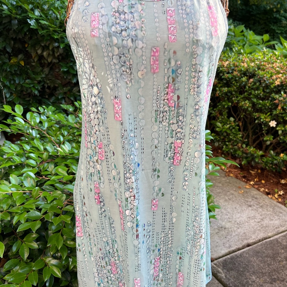 Elegant Pastel Midi Dress